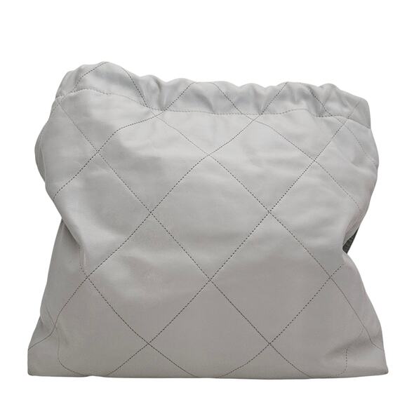 Chanel Pale Blue Quilted Medium 22 Hobo Bag - Picture 2 of 12